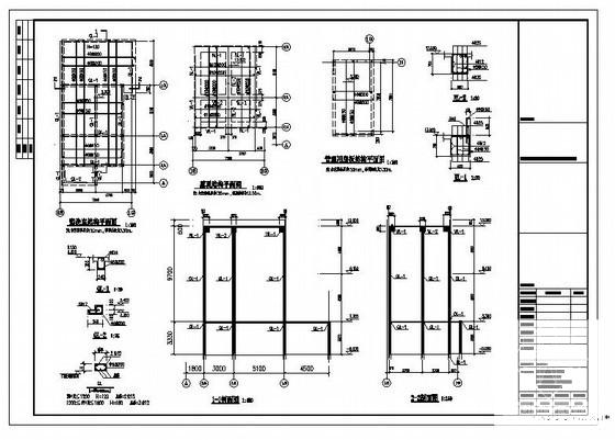 物流公司仓库厂房结构设计方案CAD图纸 - 4