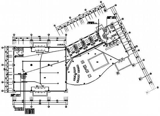 房地产两层售楼部电气CAD施工图纸（二级负荷） - 2
