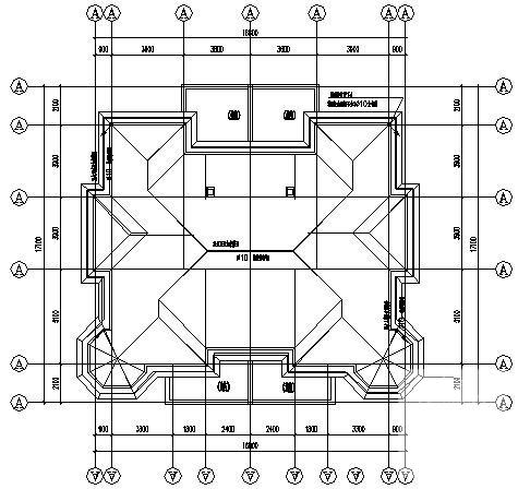上两层双拼别墅电气CAD施工图纸（三级负荷） - 3