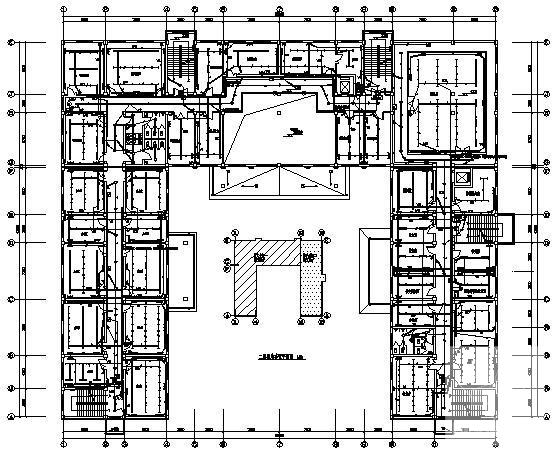 地上5层办公楼电气CAD施工图纸（二级负荷） - 1