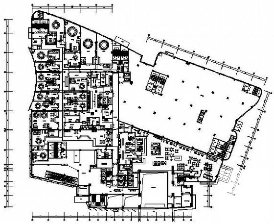 酒店卫星及有线电视系统电气CAD施工图纸 - 1