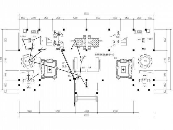 两层联体别墅电气CAD施工图纸（三级负荷） - 4