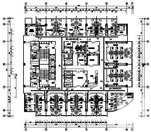 医院23层住院大楼强电部分电气装修CAD图纸 - 2