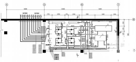 4层小型办公楼暖通设计CAD施工图纸（地源热泵） - 3