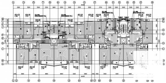 高层住宅楼采暖通风设计CAD施工图纸 - 1