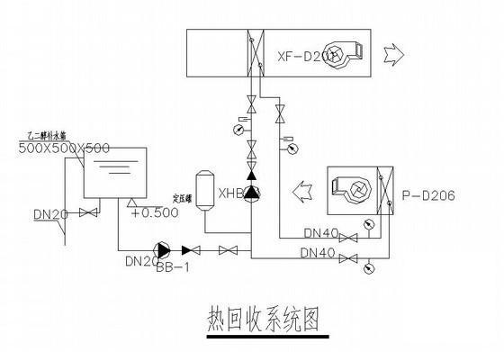 国内框架结构高层办公楼暖通空调设计CAD施工图纸 - 4