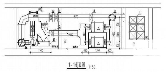 高层住宅楼区采暖通风设计CAD施工图纸 - 4