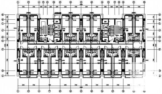 18层高层商住小区采暖通风CAD施工图纸 - 1