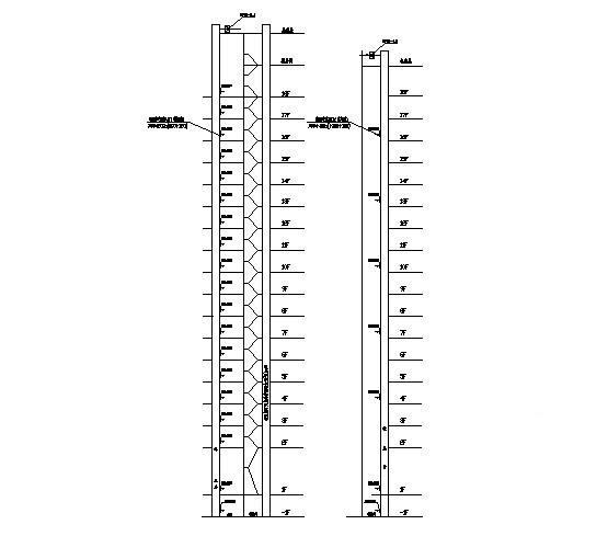 18层高层商住小区采暖通风CAD施工图纸 - 3