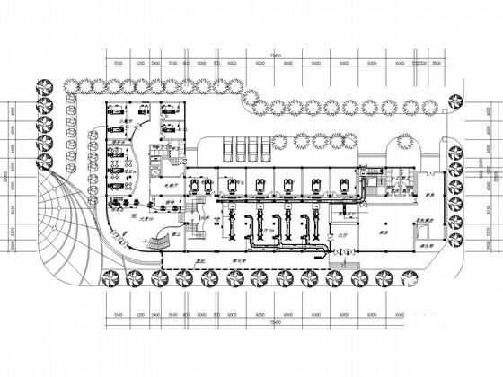 8层宾馆酒店空调设计CAD施工图纸(空调设计计算书) - 1