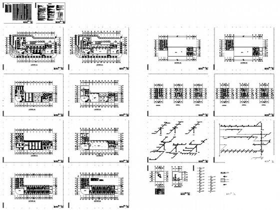 8层宾馆酒店空调设计CAD施工图纸(空调设计计算书) - 5
