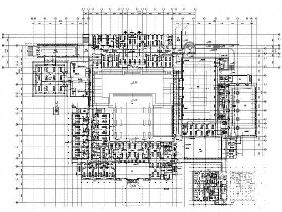 3层国宾馆暖通空调初步设计CAD图纸 - 1