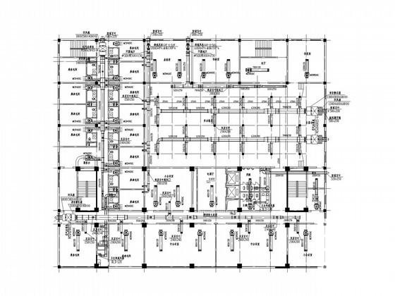 14层宾馆中央空调及通风排烟系统设计CAD施工图纸 - 1