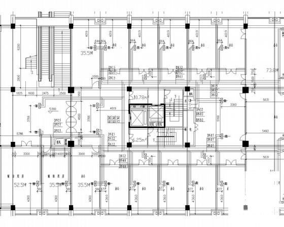 宾馆酒店暖通空调通风系统设计CAD施工图纸（机房设计） - 2