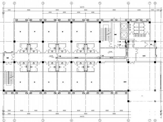 宾馆酒店建筑消防防排烟系统设计CAD施工图纸 - 1