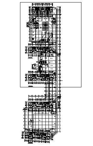 菏泽4层商场暖通空调施工设计CAD图纸(风冷热泵机组) - 2