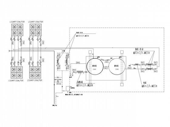 商业大楼宾馆酒店空调系统设计CAD施工图纸（空气源热泵） - 3
