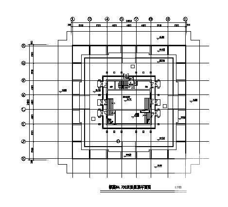 22层大酒店暖通空调施工设计CAD图纸(螺杆式冷水机组) - 1
