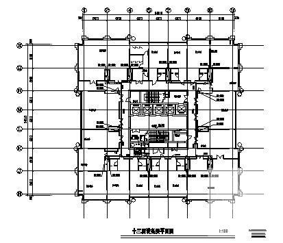 22层大酒店暖通空调施工设计CAD图纸(螺杆式冷水机组) - 4