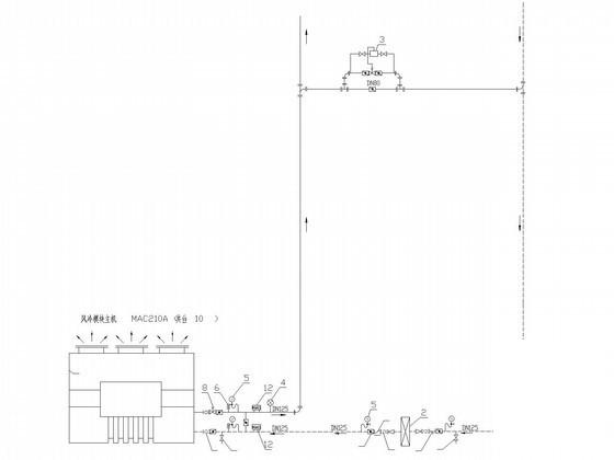 多层宾馆酒店空调及通风系统设计CAD施工图纸(风机盘管) - 2