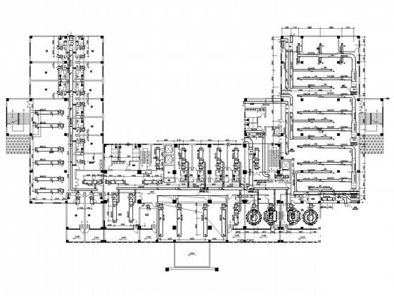 15层宾馆建筑通风空调系统设计CAD施工图纸（溴化锂直燃制冷系统） - 1