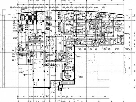 9层宾馆空调通风及防排烟系统设计CAD施工图纸（节能设计） - 1