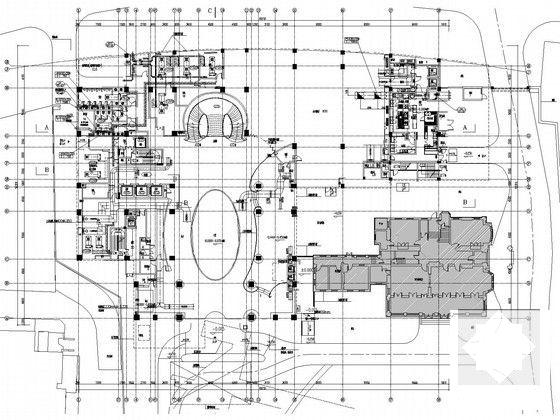 9层宾馆空调通风及防排烟系统设计CAD施工图纸（节能设计） - 4