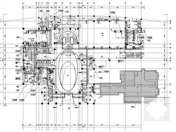 9层宾馆空调通风及防排烟系统设计CAD施工图纸（节能设计） - 5