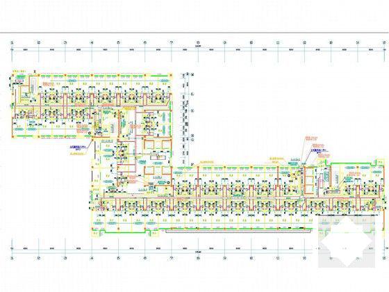 高层5A国宾馆空调通风系统设计CAD施工图纸（机房人防大院设计）(离心式冷水机组) - 5