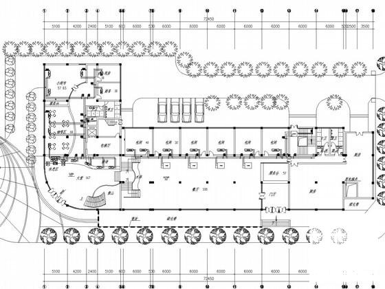 小高层宾馆酒店办公楼空调通风系统设计CAD施工图纸（风冷模块冷热水机组） - 3