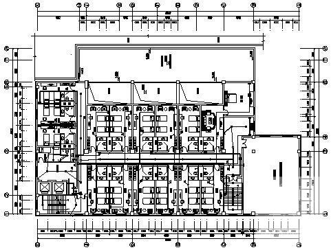5层宾馆强弱电系统CAD施工图纸(消防自动报警) - 2
