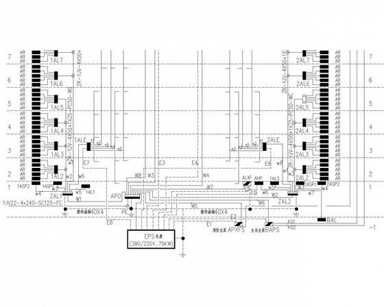 9层宾馆强弱电CAD施工图纸50张(消防报警及联动) - 2