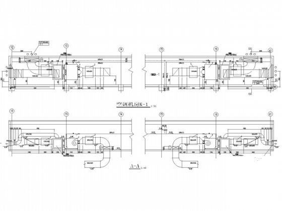 2层游泳馆建筑暖通空调及通风排烟设计CAD施工图纸 - 3