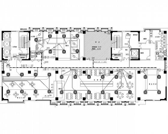18层商业综合楼强弱电CAD施工图纸70张（商业宾馆甲级设计院） - 1
