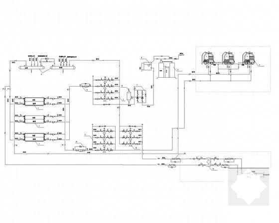 小型高层医院建筑空调系统设计CAD施工图纸（VRV系统冬季集中供热） - 5