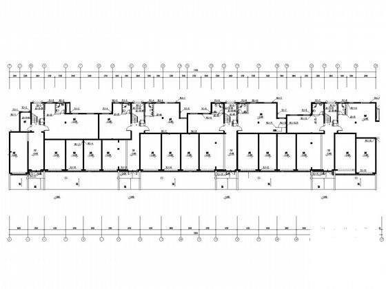 6层住宅楼小区建筑给排水设设计CAD图纸 - 1