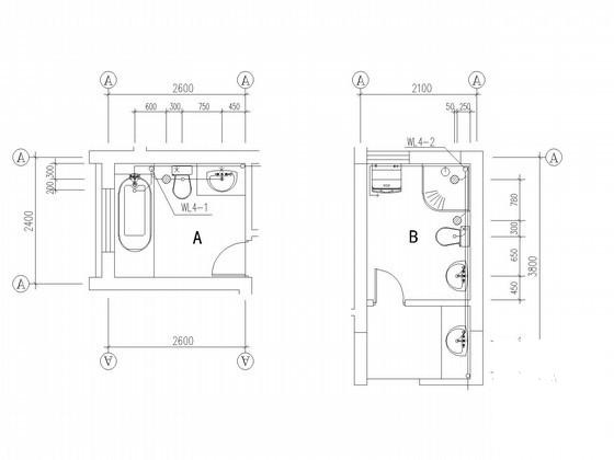 6层住宅楼小区建筑给排水设设计CAD图纸 - 2