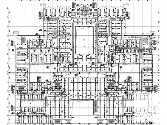 5层医疗建筑空调通风及防排烟系统设计CAD施工图纸（节能设计） - 3