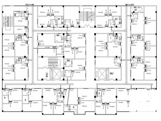 小高层医院医疗建筑中央空调系统设计CAD施工图纸 - 3