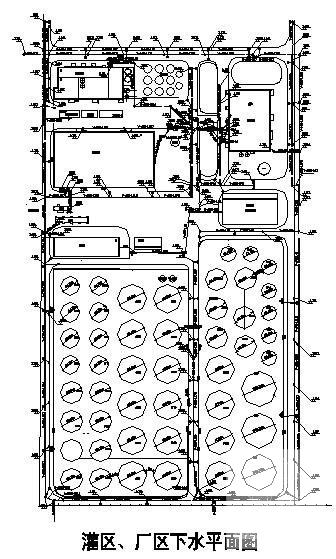 厂区给排水总图与电缆沟CAD图纸 - 2