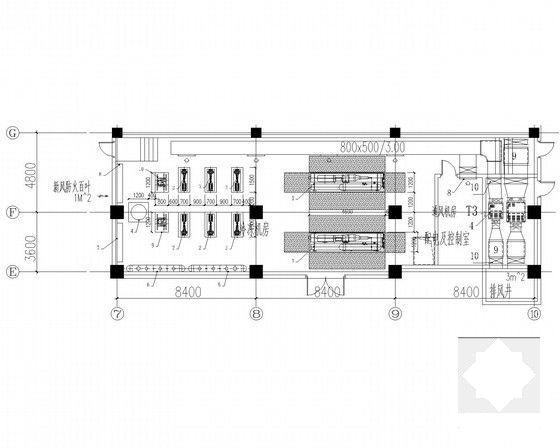 多层办公楼建筑空调通风系统设计CAD施工图纸（地源热泵） - 5