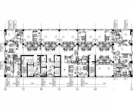 22层酒店办公楼建筑空调通风排烟系统设计CAD施工图纸 - 1