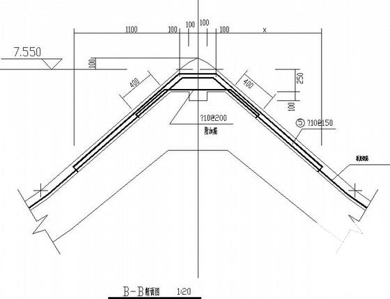 宋式单层内框架结构仿古建筑施工CAD图纸(基础平面图) - 4