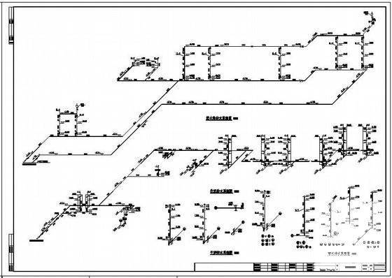 3层幼儿园给排水CAD施工图纸设计（18个班） - 2
