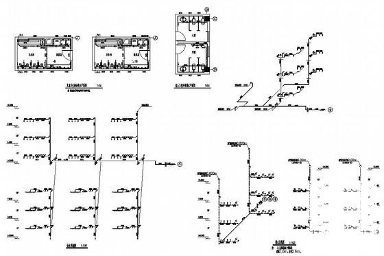 3层住宅楼小区幼儿园水暖设计CAD图纸 - 2