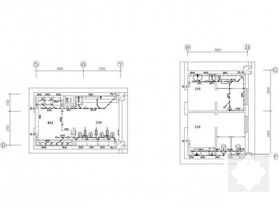 3层幼儿园水暖设计CAD施工图纸(太阳能系统) - 5
