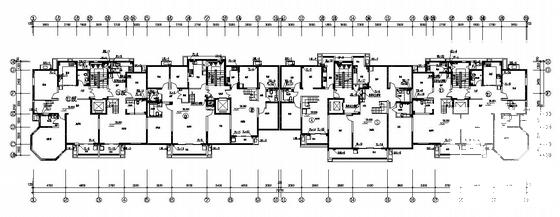 11层住宅楼给排水CAD施工图纸(喷淋系统设计) - 1