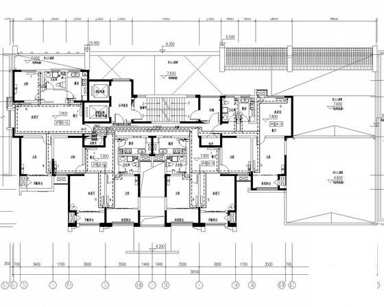 6层住宅楼安置工程散热器采暖通风系统设计CAD施工图纸（幼儿园） - 2