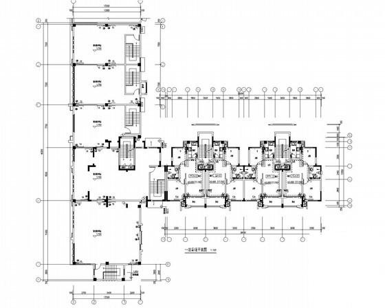 6层住宅楼安置工程散热器采暖通风系统设计CAD施工图纸（幼儿园） - 3