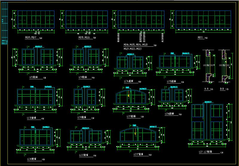 现代风格酒店建筑设计CAD施工图纸（总）精(钢筋混凝土结构) - 5